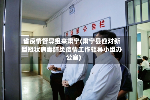 省疫情督导组来肃宁(肃宁县应对新型冠状病毒肺炎疫情工作领导小组办公室)-第2张图片